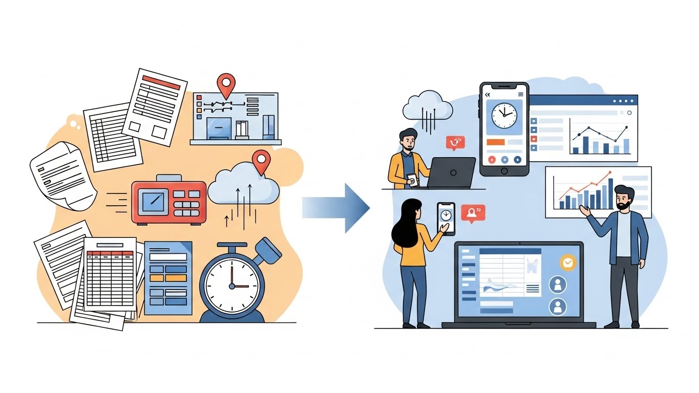 Relógio de ponto digital para pequenas empresas: Como funciona, riscos de erros e como economizar com um bom sistema